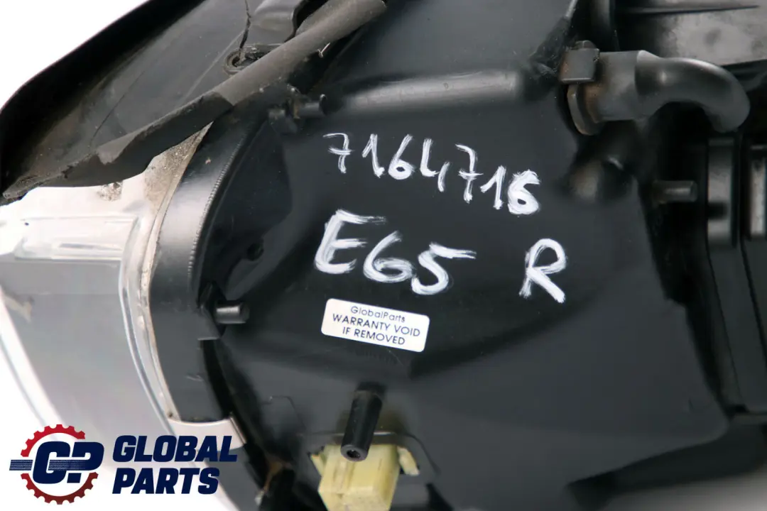 BMW 7 Series E65 Front Adaptive Headlights Xenon White Turn Indicator Right O/S - SKU rhd-7164720 - Part number 7164720