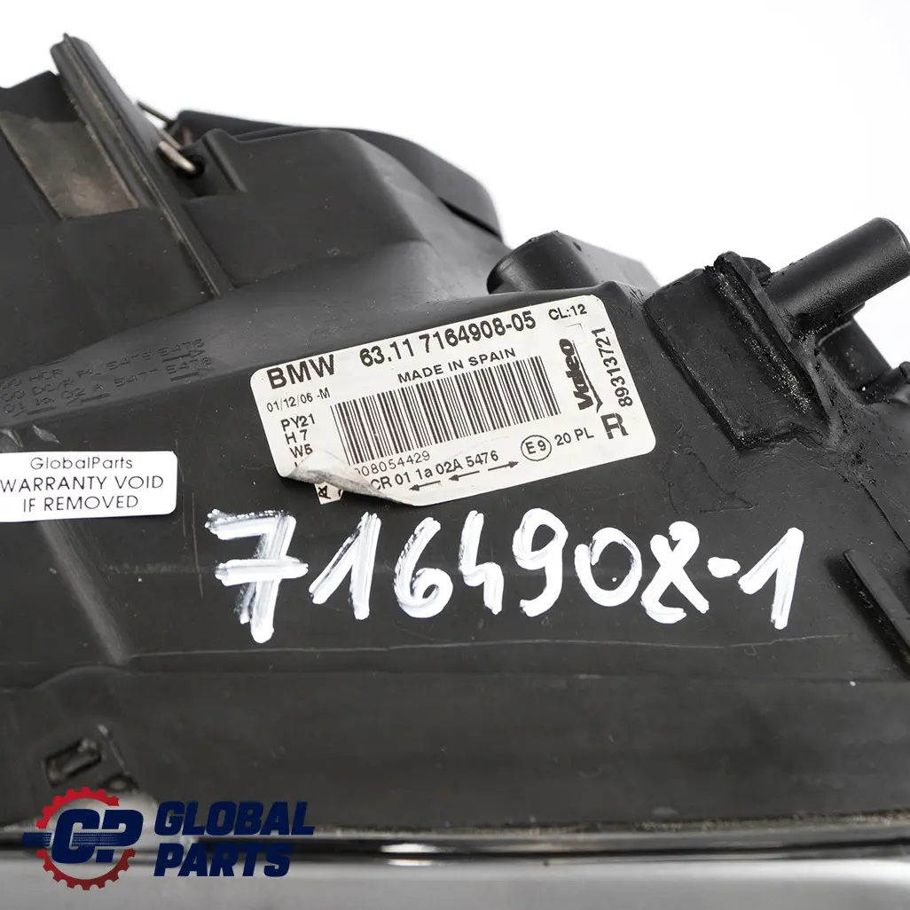 Headlight Headlamp Lamp Front Right O/S to BMW 1 Series E87 130i with Part number 7164908 BMW 1 Series E87 130i Headlight Headlamp Lamp Front Right O/S - SKU rhd-7164908-1 - Part number 7164908