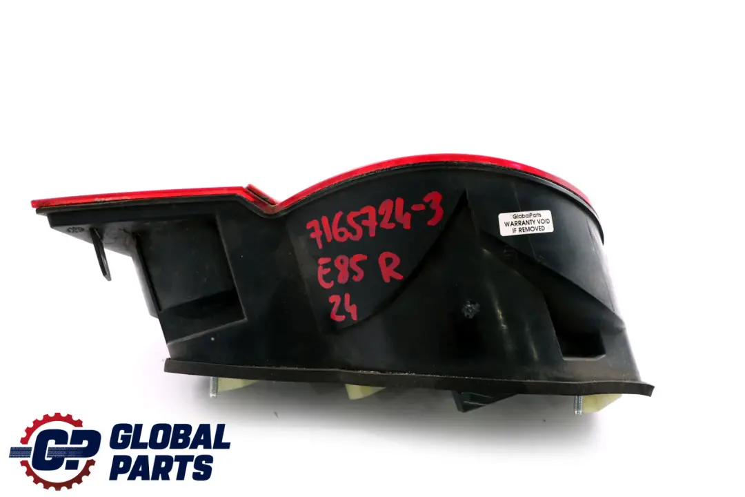 Tail Light Lamp Right Rear O/S Hellrot Red 314 to BMW Z4 Series E85 Rear with Part number 7165724 BMW Z4 Series E85 Rear Tail Light Lamp Right Rear O/S Hellrot Red 314 - SKU rhd-7165724-3 - Part number 7165724