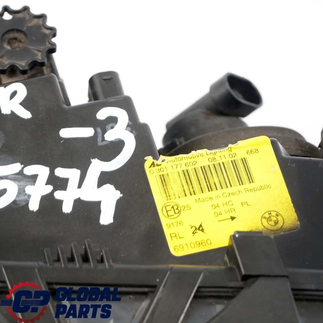 Headlight Headlamp Front Light Lamp Right O/S 6910960 to BMW E46 Saloon Touring with Part number 7165774 BMW E46 Saloon Touring Headlight Headlamp Front Light Lamp Right O/S 6910960 - SKU rhd-7165774-3 - Part number 7165774