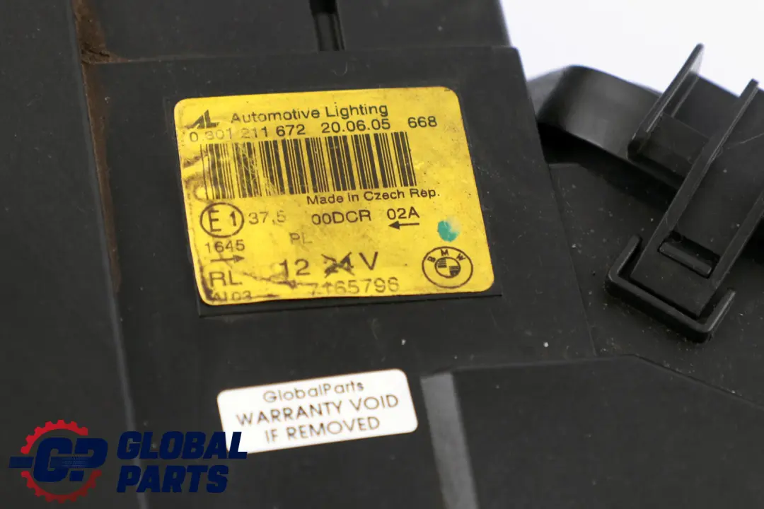 BMW 6 Series E63 E64 Bi-Xenon Headlight Lamp Right O/S 7165796 - SKU rhd-7165978 - Part number 7165978