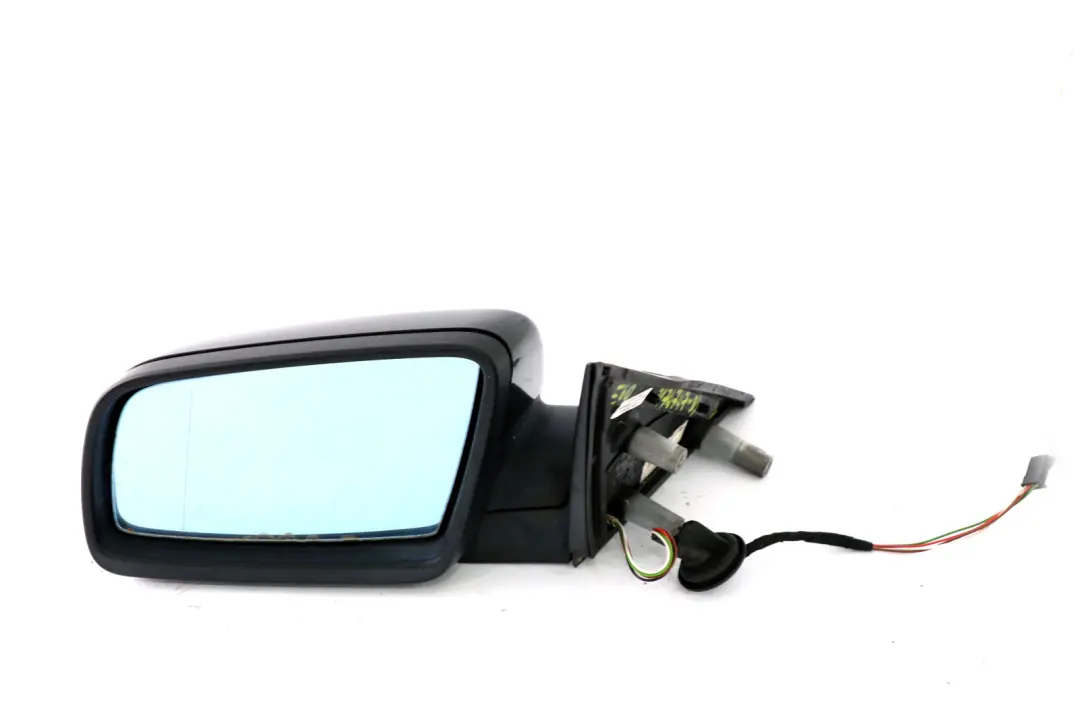 Heated Left Wing Mirror N/S Black Sapphire Metallic 475 to BMW 5 Series E60 E61 with Part number 7174747 BMW 5 Series E60 E61 Heated Left Wing Mirror N/S Black Sapphire Metallic 475 - SKU rhd-7174747-BS - Part number 7174747