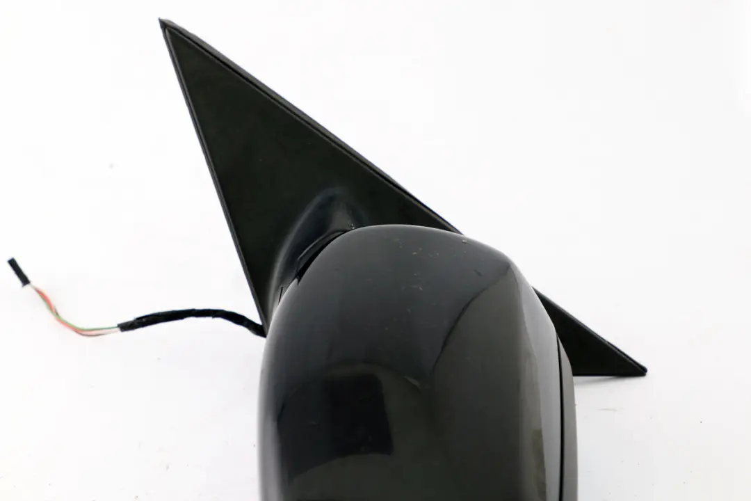 BMW 5 Series E60 E61 Heated Left Wing Mirror N/S Black Sapphire Metallic 475 - SKU rhd-7174747-BS - Part number 7174747