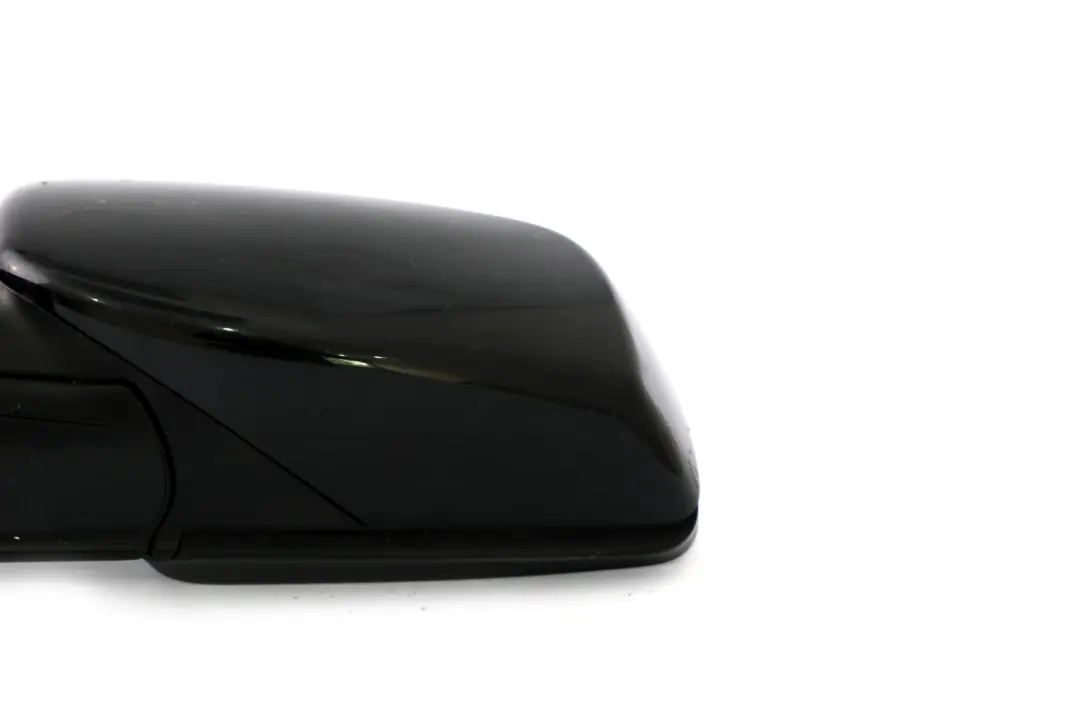 BMW 5 Series E60 E61 Heated Left Wing Mirror N/S Black Sapphire Metallic 475 - SKU rhd-7174747-BS - Part number 7174747