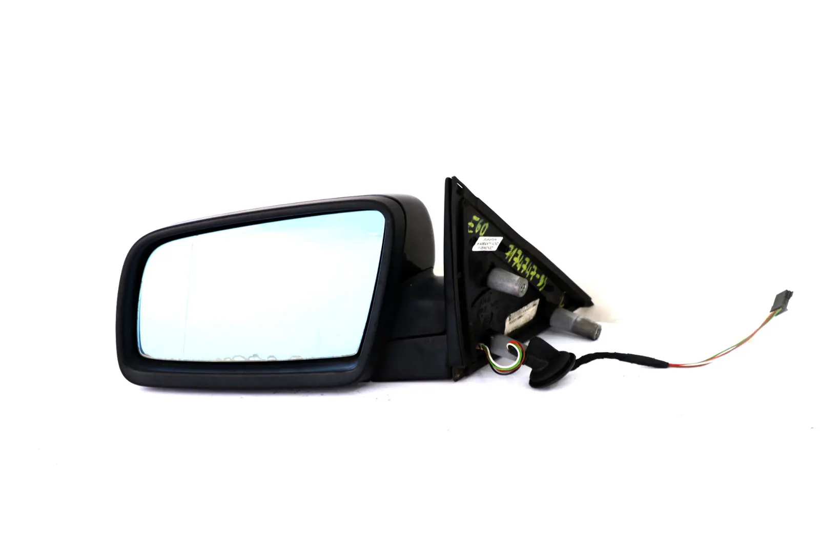 BMW 5 Series E60 E61 Heated Left Wing Mirror N/S Black Sapphire Metallic 475