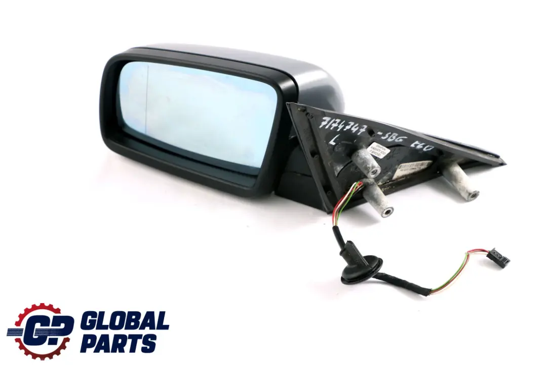 Heated Left Wing Mirror N/S Silbergrau Silver Grey A08 to BMW 5 Series E60 E61 with Part number 7174747 BMW 5 Series E60 E61 Heated Left Wing Mirror N/S Silbergrau Silver Grey A08 - SKU rhd-7174747-SBG - Part number 7174747
