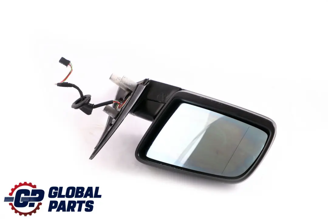 BMW 5 Series E60 E61 Heated Left Wing Mirror N/S Silbergrau Silver Grey A08 - SKU rhd-7174747-SBG - Part number 7174747