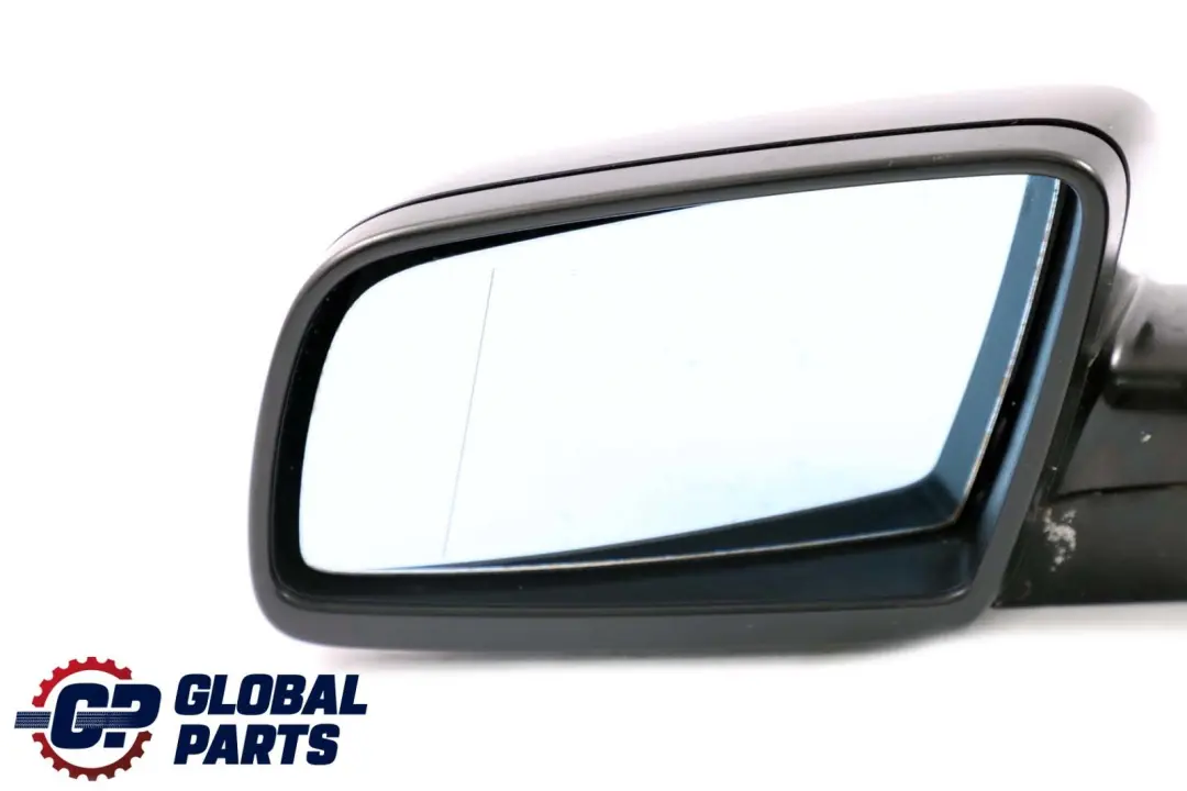 BMW 5 Series E60 E61 Heated Left Wing Mirror N/S Schwarz 2 Black 668 - SKU rhd-7174747-SCH - Part number 7174747