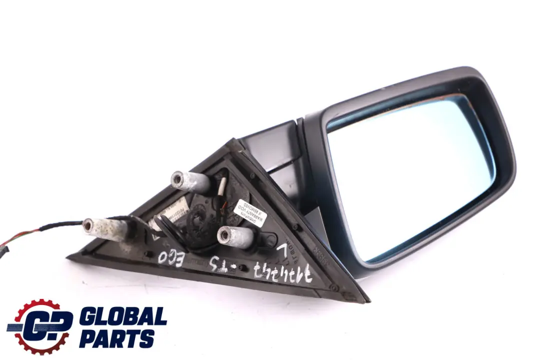 BMW 5 Series E60 E61 Heated Left Wing Mirror N/S Titansilber Titanium Silver - SKU rhd-7174747-TS - Part number 7174747