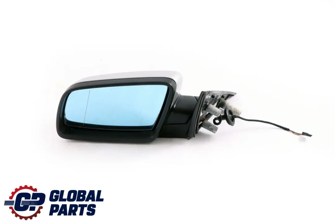 BMW 5 Series E60 E61 Heated Left Wing Mirror N/S Titansilber Titanium Silver - SKU rhd-7174747-TS - Part number 7174747