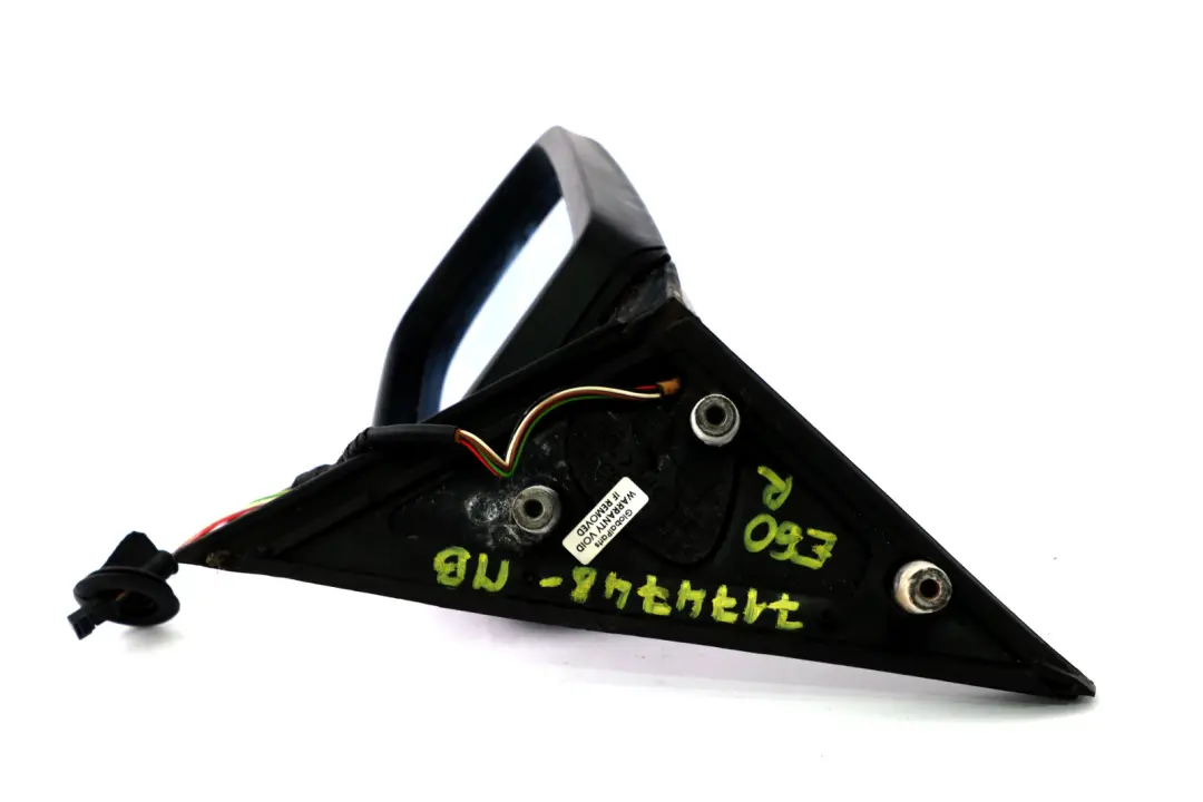 Heated Right Wing Mirror O/S Monacoblau Monaco Blue A35 to BMW 5 Series E60 E61 with Part number 7174748 BMW 5 Series E60 E61 Heated Right Wing Mirror O/S Monacoblau Monaco Blue A35 - SKU rhd-7174748-MB - Part number 7174748