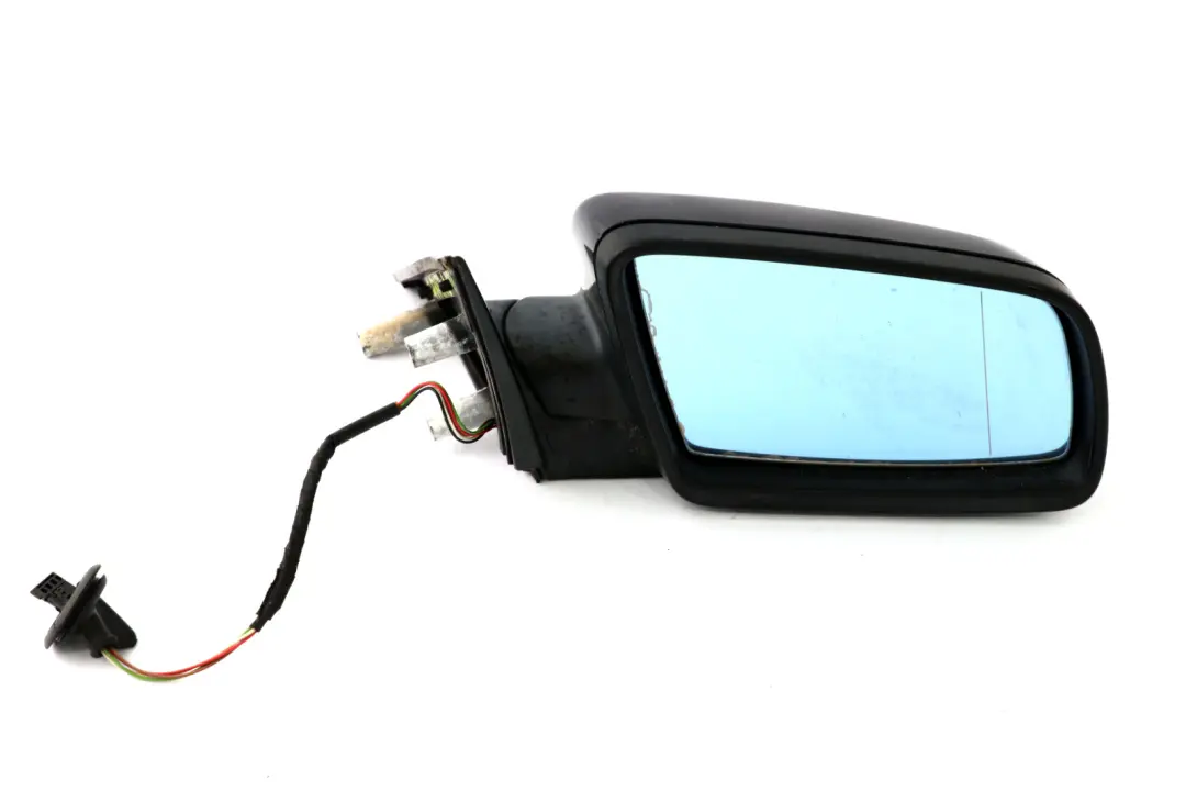 Heated Right Wing Mirror O/S Monacoblau Monaco Blue A35 to BMW 5 Series E60 E61 with Part number 7174748 BMW 5 Series E60 E61 Heated Right Wing Mirror O/S Monacoblau Monaco Blue A35 - SKU rhd-7174748-MB - Part number 7174748