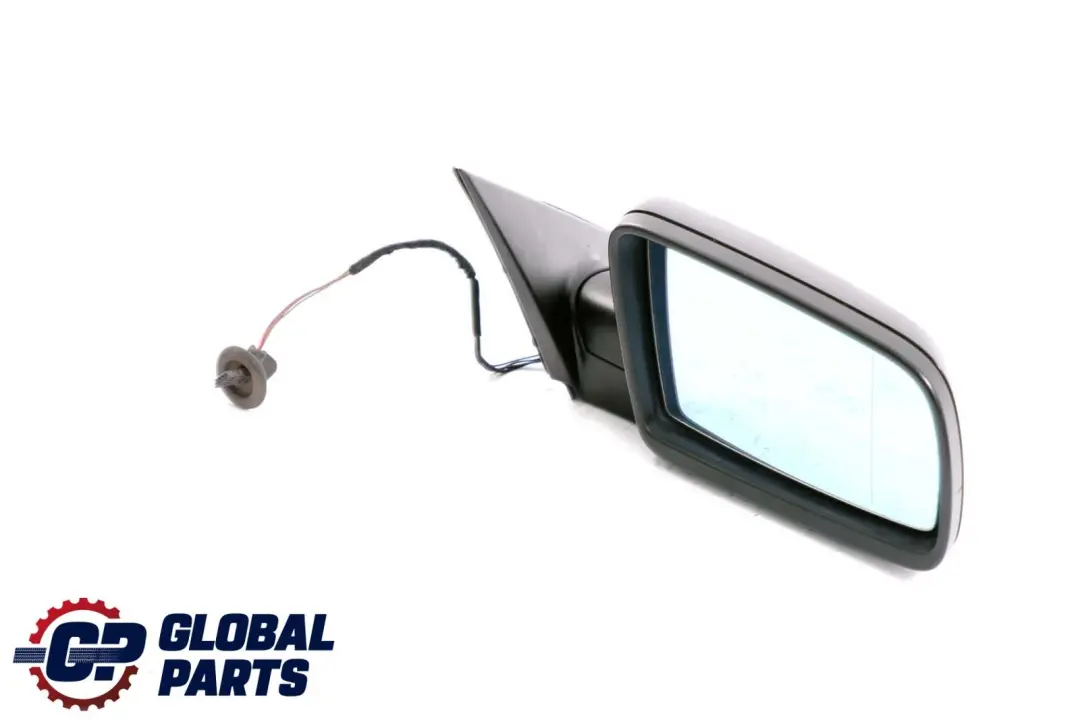 BMW 5 Series E60 E61 Heated Right Wing Mirror O/S Schwarz 2 Black 668 - SKU rhd-7174748-SCH - Part number 7174748