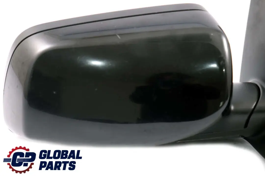 BMW 5 Series E60 E61 Heated Right Wing Mirror O/S Schwarz 2 Black 668 - SKU rhd-7174748-SCH - Part number 7174748