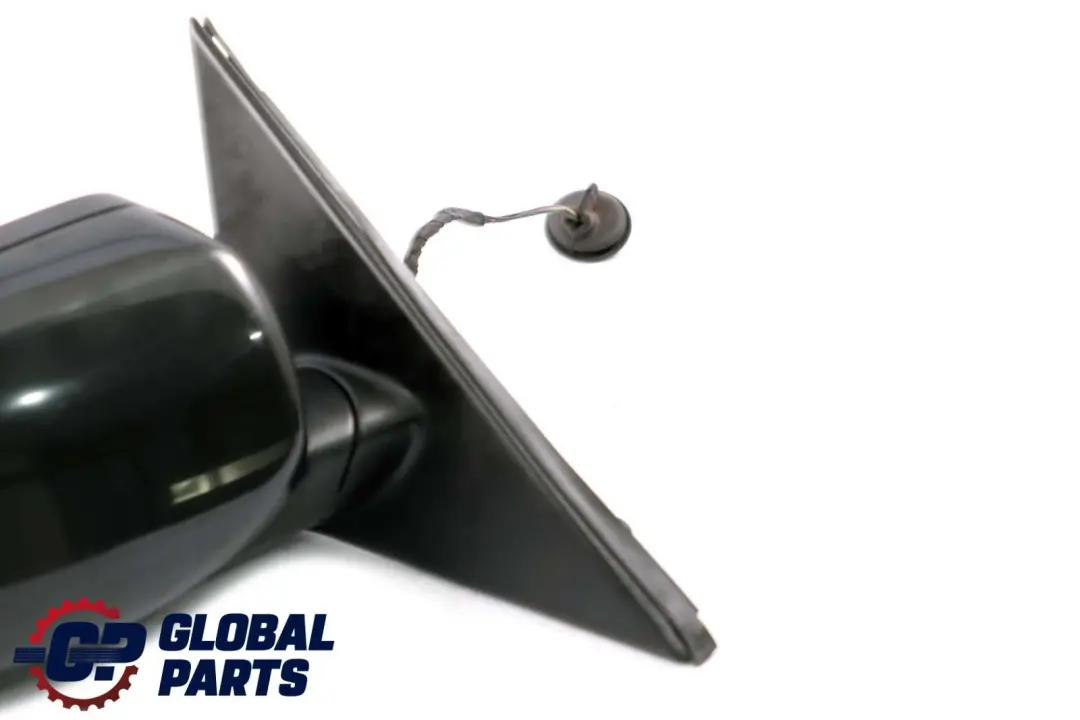 BMW 5 Series E60 E61 Heated Right Wing Mirror O/S Schwarz 2 Black 668 - SKU rhd-7174748-SCH - Part number 7174748