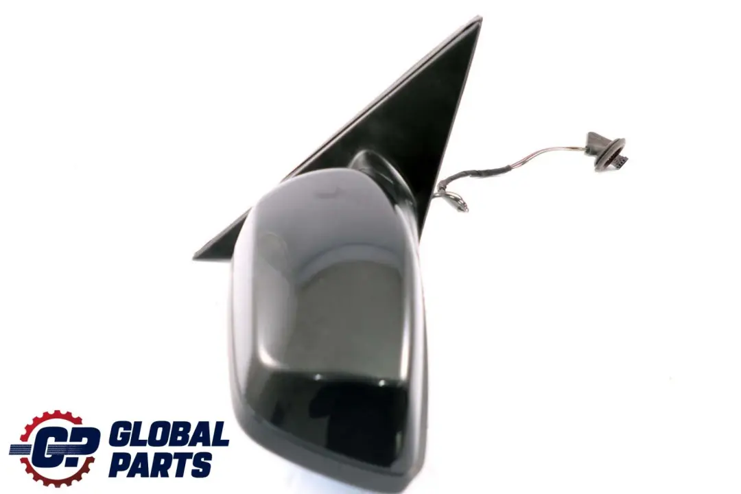 BMW 5 Series E60 E61 Heated Right Wing Mirror O/S Schwarz 2 Black 668 - SKU rhd-7174748-SCH - Part number 7174748