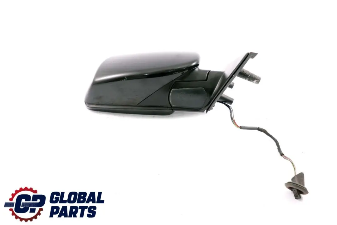 BMW 5 Series E60 E61 Heated Right Wing Mirror O/S Schwarz 2 Black 668 - SKU rhd-7174748-SCH - Part number 7174748