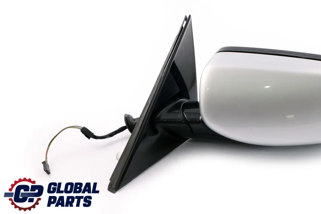 BMW 5 Series E60 E61 M Sport Left Wing Mirror N/S High Gloss Titansilber Silver - SKU rhd-7174757-TS - Part number 7174757