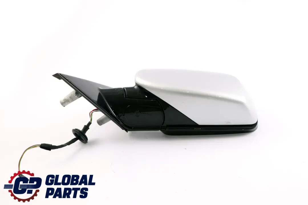 BMW 5 Series E60 E61 M Sport Left Wing Mirror N/S High Gloss Titansilber Silver - SKU rhd-7174757-TS - Part number 7174757
