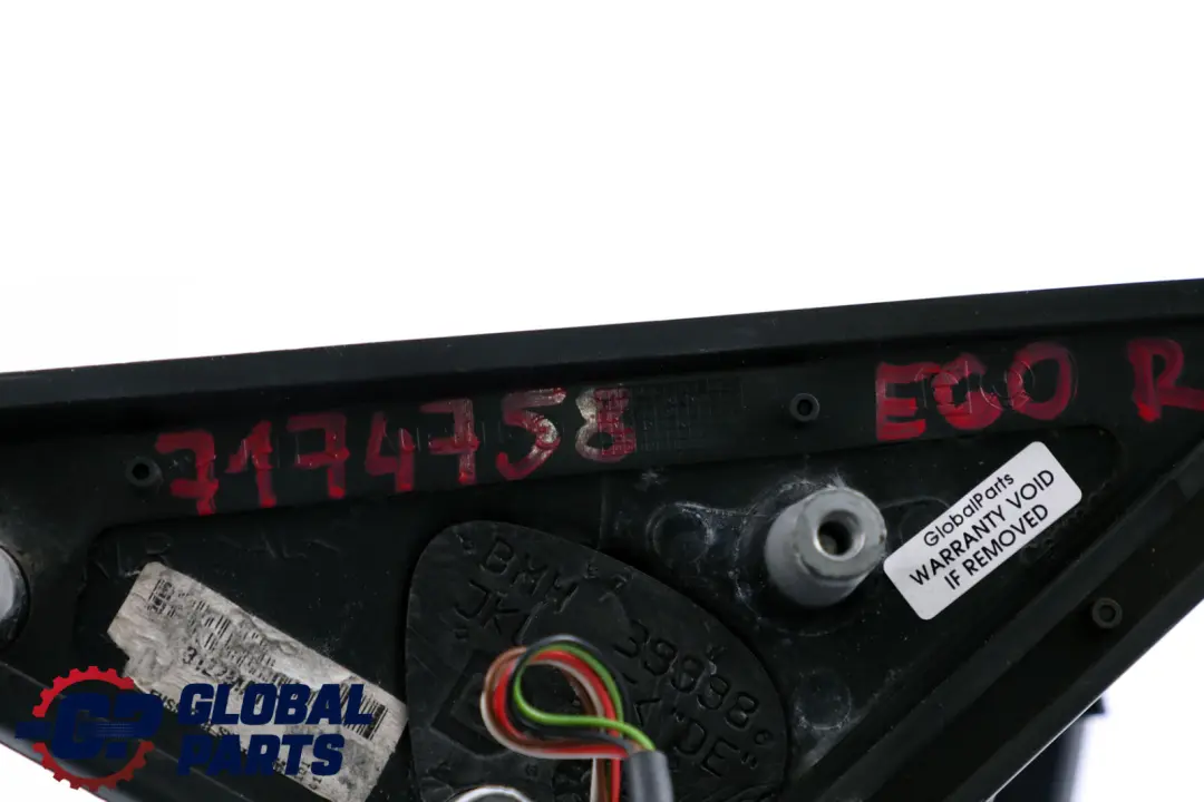 Heated Right Wing Mirror Base O/S High Gloss to BMW 5 Series E60 E61 M Sport with Part number 7174758 BMW 5 Series E60 E61 M Sport Heated Right Wing Mirror Base O/S High Gloss - SKU rhd-7174758 - Part number 7174758