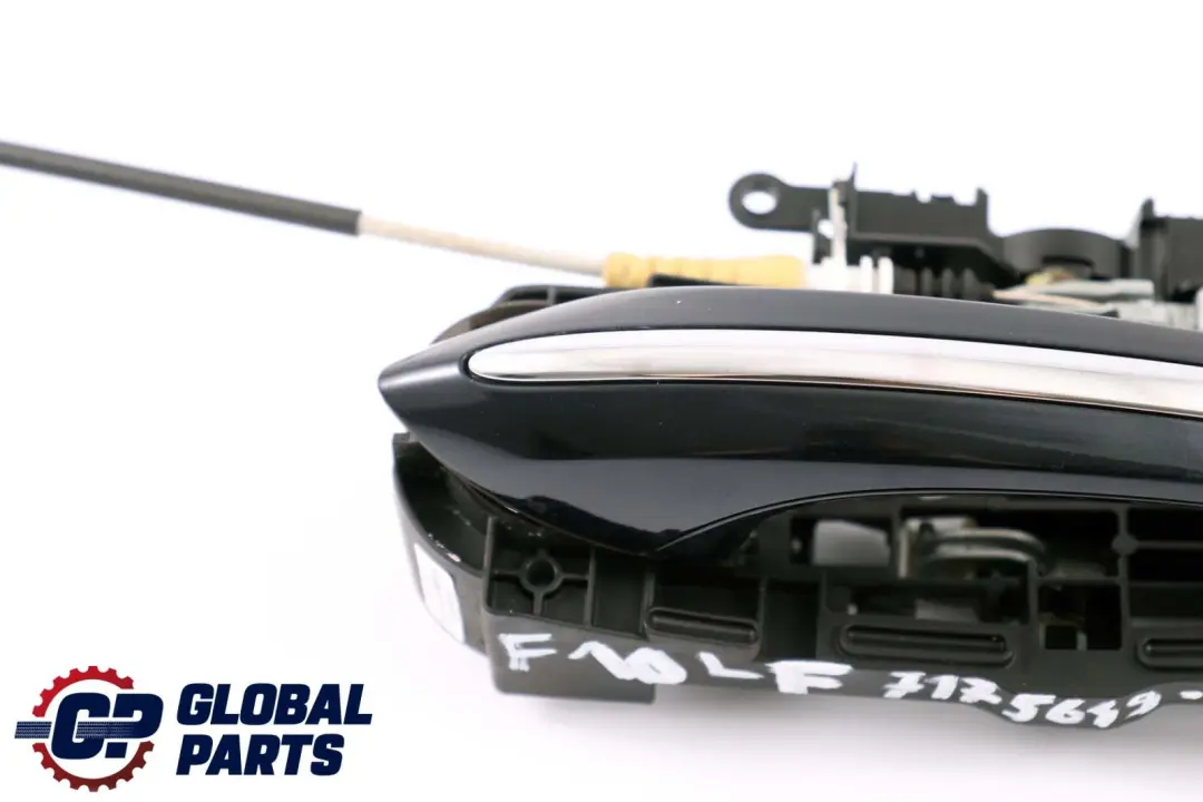 BMW 5 6 Series F10 F11 Outside Door Handle Front Left N/S Carbonschwarz Black - SKU rhd-7175649-CAR - Part number 7175649