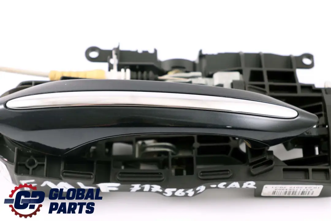 BMW 5 6 Series F10 F11 Outside Door Handle Front Left N/S Carbonschwarz Black - SKU rhd-7175649-CAR - Part number 7175649