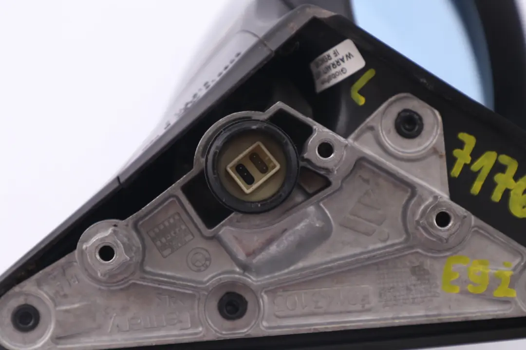 Left Heated Outside Wing Mirror N/S Spacegrau Space Grey to BMW 3 Series E92 E93 with Part number 7176169 BMW 3 Series E92 E93 Left Heated Outside Wing Mirror N/S Spacegrau Space Grey - SKU rhd-7176169-SCG - Part number 7176169