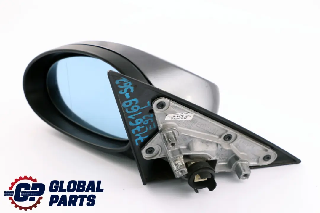 Left Heated Outside Wing Mirror N/S Sparkling Graphite to BMW 3 Series 2 E92 E93 with Part number 7176169 BMW 3 Series 2 E92 E93 Left Heated Outside Wing Mirror N/S Sparkling Graphite - SKU rhd-7176169-SG2 - Part number 7176169