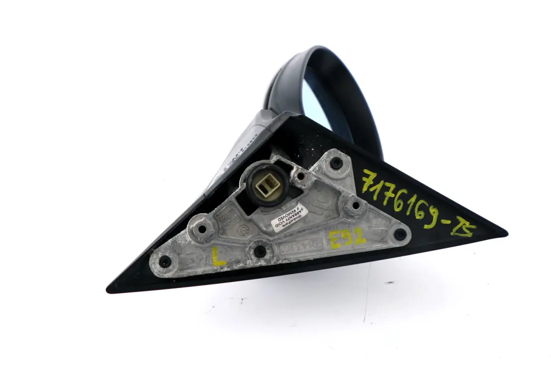 Left Heated Outside Wing Mirror N/S Titansilber Silver to BMW 3 Series E92 E93 with Part number 7176169 BMW 3 Series E92 E93 Left Heated Outside Wing Mirror N/S Titansilber Silver - SKU rhd-7176169-TS - Part number 7176169