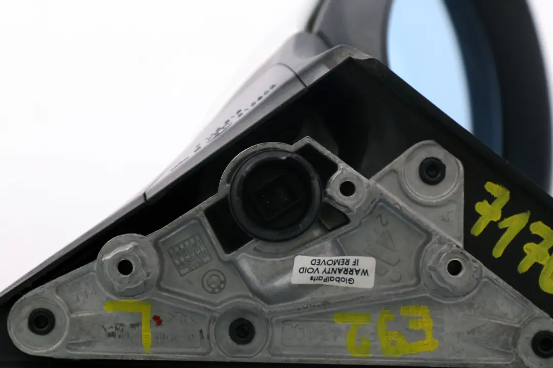 BMW 3 Series 1 E92 E93 Left Heated Outside Wing Mirror N/S Titansilber Silver - SKU rhd-7176169-TS1 - Part number 7176169
