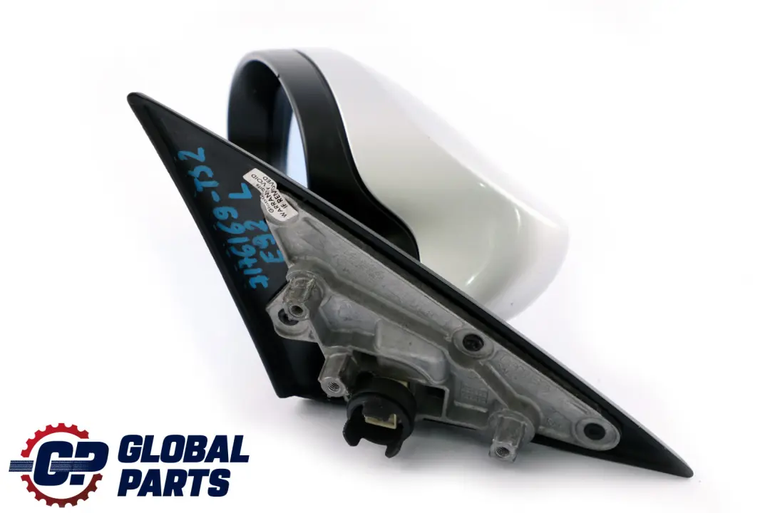 BMW 3 Series 2 E92 E93 Left Heated Outside Wing Mirror N/S Titansilber Silver - SKU rhd-7176169-TS2 - Part number 7176169