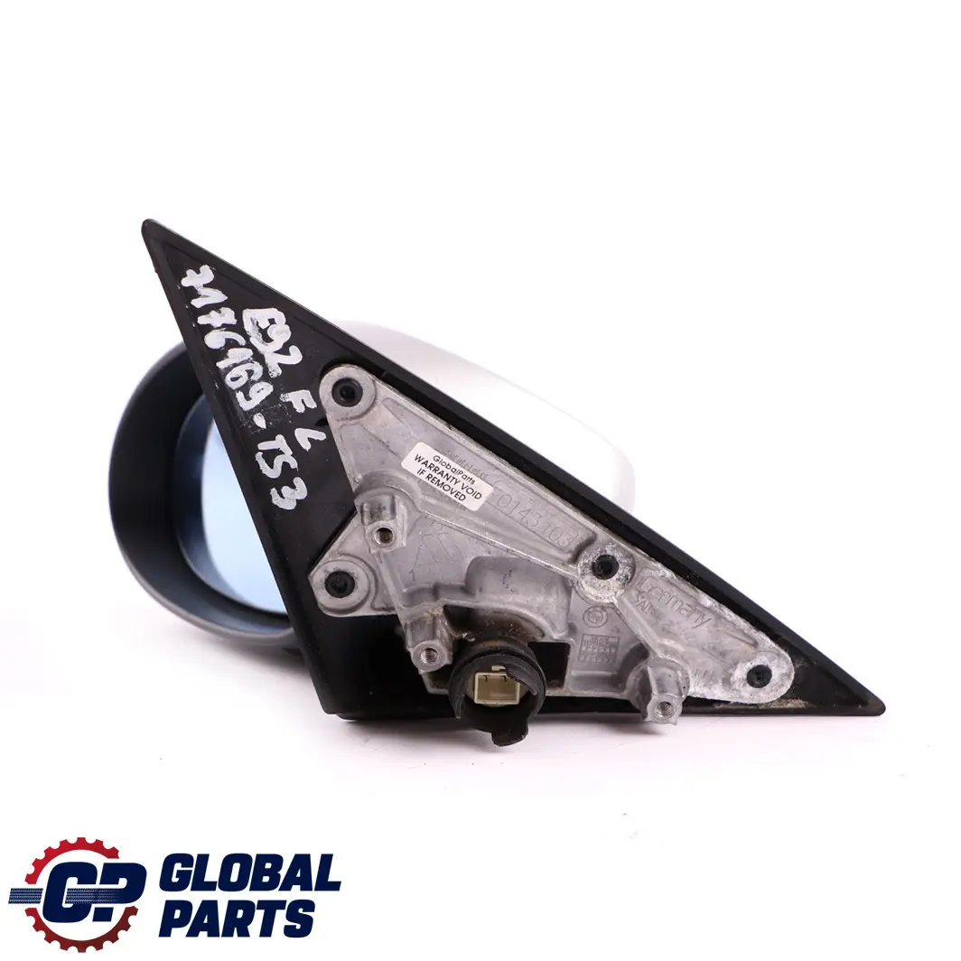 BMW 3 Series 3 E92 E93 Left Heated Outside Wing Mirror N/S Titansilber Silver - SKU rhd-7176169-TS3 - Part number 7176169