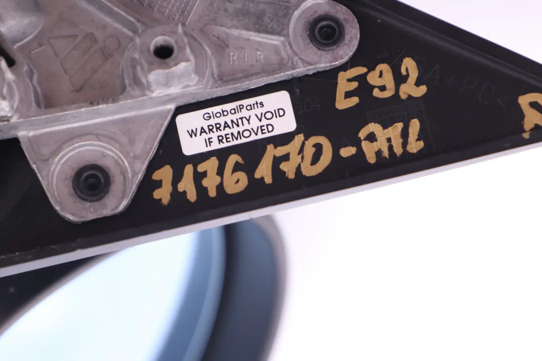 Right Heated Outside Wing Mirror O/S Atlntikblau Atlantic Blue to BMW 3 Series E92 with Part number 7176170 BMW 3 Series E92 Right Heated Outside Wing Mirror O/S Atlntikblau Atlantic Blue - SKU rhd-7176170-ATL - Part number 7176170