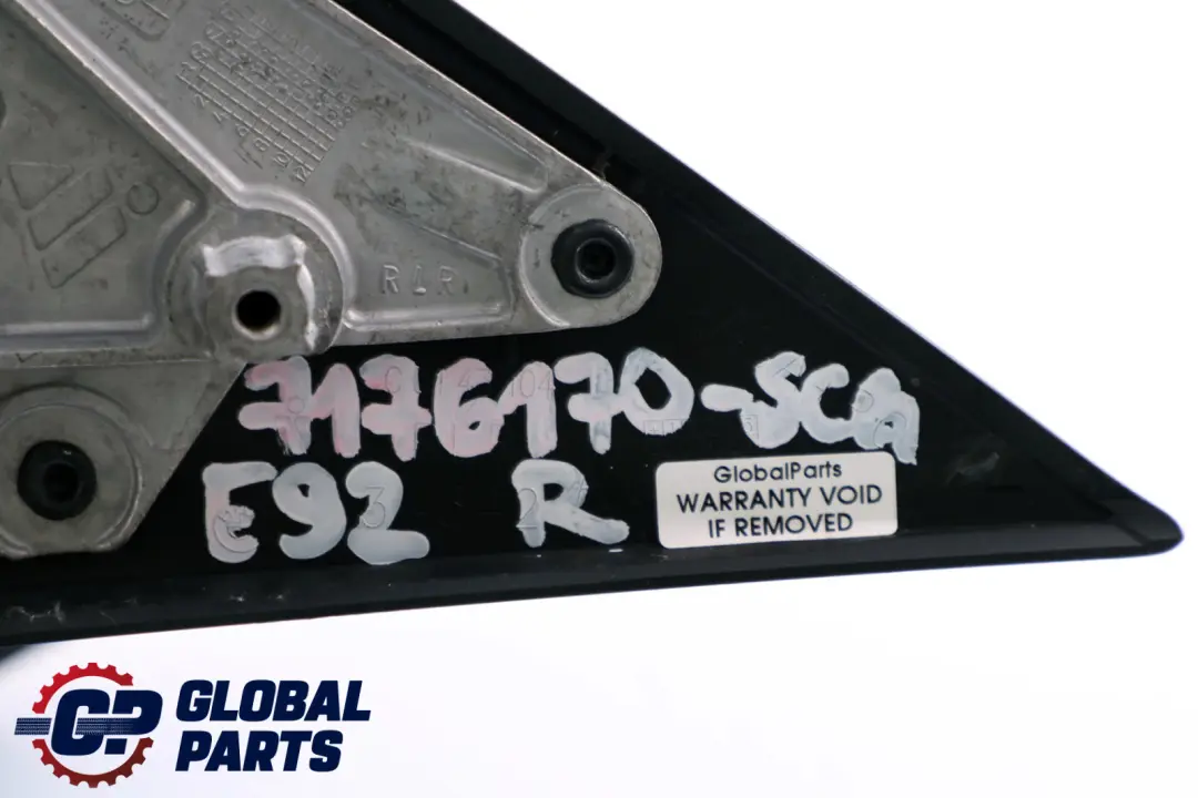 Right Heated Outside Wing Mirror O/S Spacegrau Space Grey to BMW 3 Series E92 E93 with Part number 7176170 BMW 3 Series E92 E93 Right Heated Outside Wing Mirror O/S Spacegrau Space Grey - SKU rhd-7176170-SCG - Part number 7176170