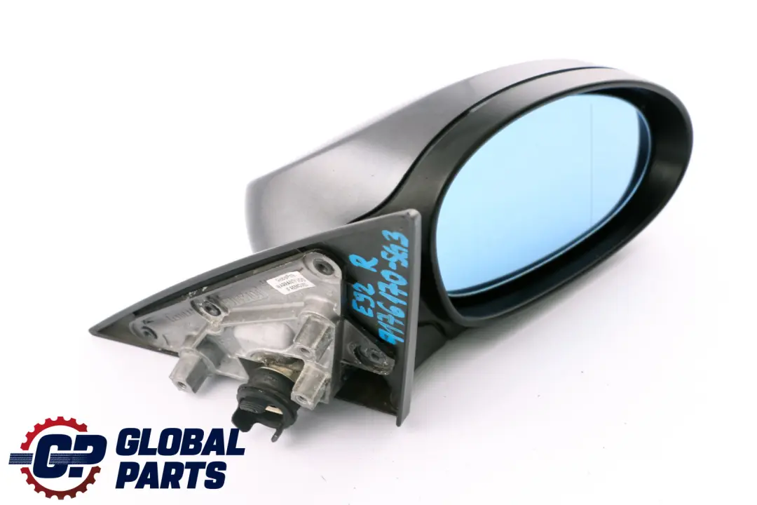 Right Heated Outside Wing Mirror O/S Sparkling Graphite to BMW 3 Series 3 E92 E93 with Part number 7176170 BMW 3 Series 3 E92 E93 Right Heated Outside Wing Mirror O/S Sparkling Graphite - SKU rhd-7176170-SG3 - Part number 7176170
