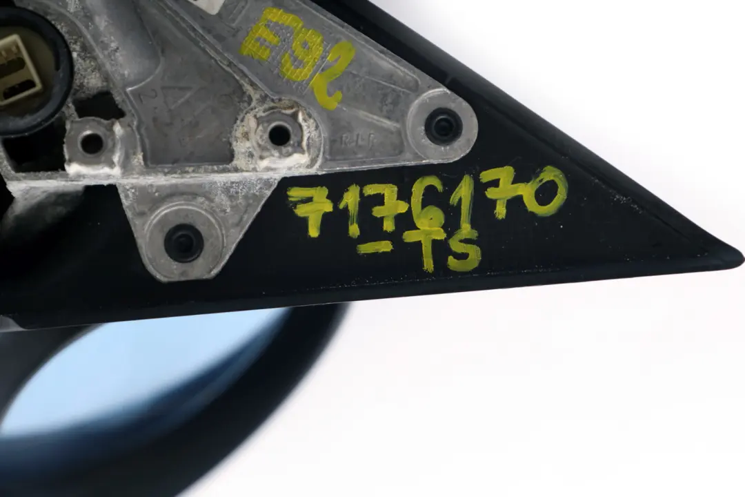 Right Heated Outside Wing Mirror O/S Titansilber Silver to BMW 3 Series E92 E93 with Part number 7176170 BMW 3 Series E92 E93 Right Heated Outside Wing Mirror O/S Titansilber Silver - SKU rhd-7176170-TS - Part number 7176170