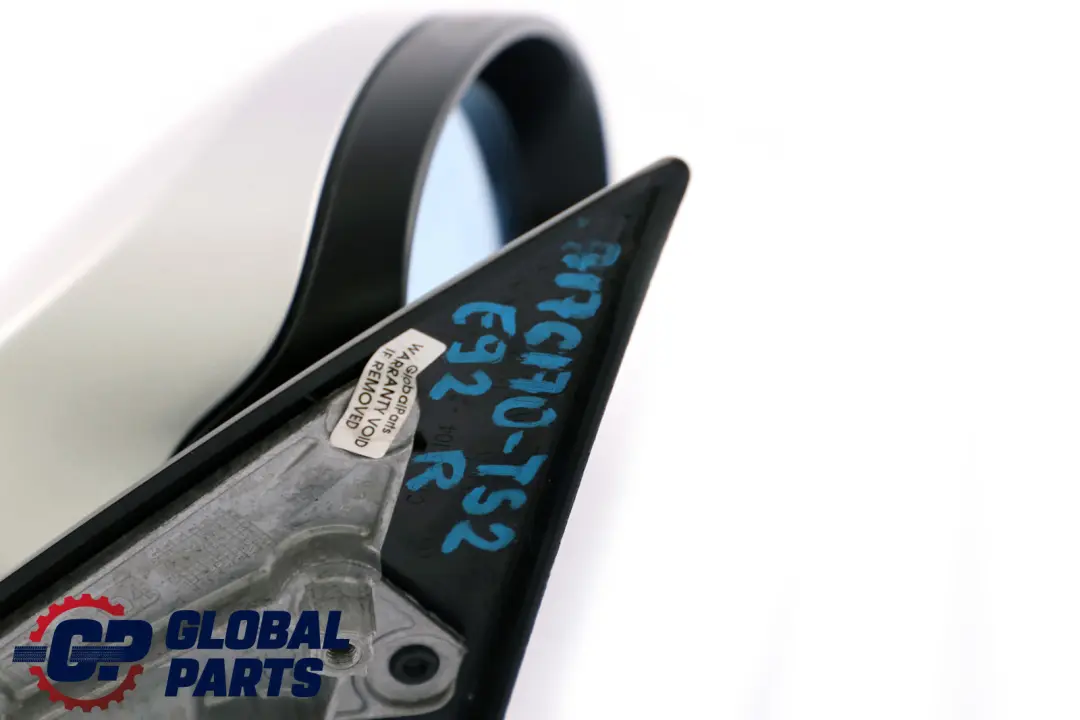BMW 3 Series 2 E92 E93 Right Heated Outside Wing Mirror O/S Titansilber Silver - SKU rhd-7176170-TS2 - Part number 7176170
