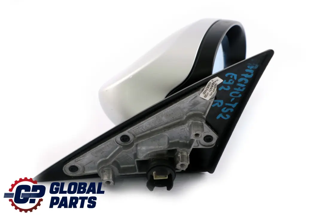 BMW 3 Series 2 E92 E93 Right Heated Outside Wing Mirror O/S Titansilber Silver - SKU rhd-7176170-TS2 - Part number 7176170
