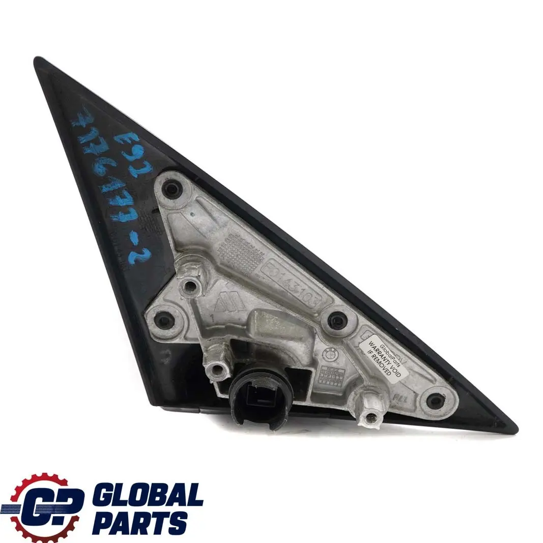 BMW 3 Series E92 E93 2 Outside Heated Base Wing Mirror Left N/S Power Fold - SKU rhd-7176177-2 - Part number 7176177