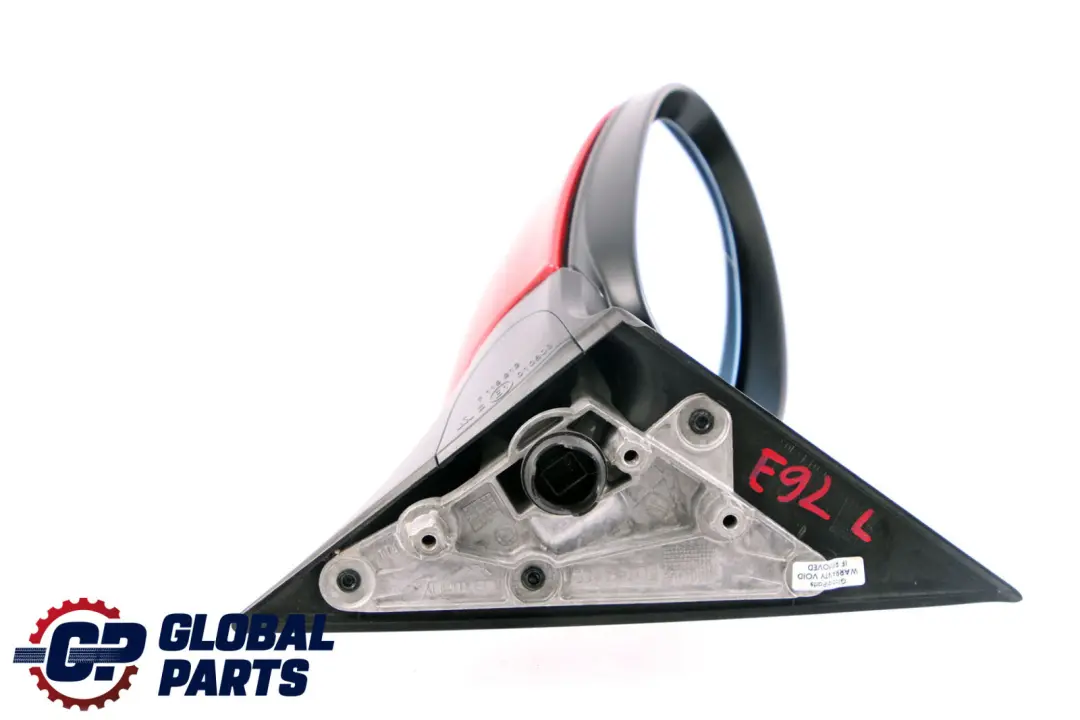 Fold Left Wing Mirror N/S Karmesinrot Crimson Red to BMW 3 Series E92 E93 Power with Part number 7176177 BMW 3 Series E92 E93 Power Fold Left Wing Mirror N/S Karmesinrot Crimson Red - SKU rhd-7176177-KAR - Part number 7176177