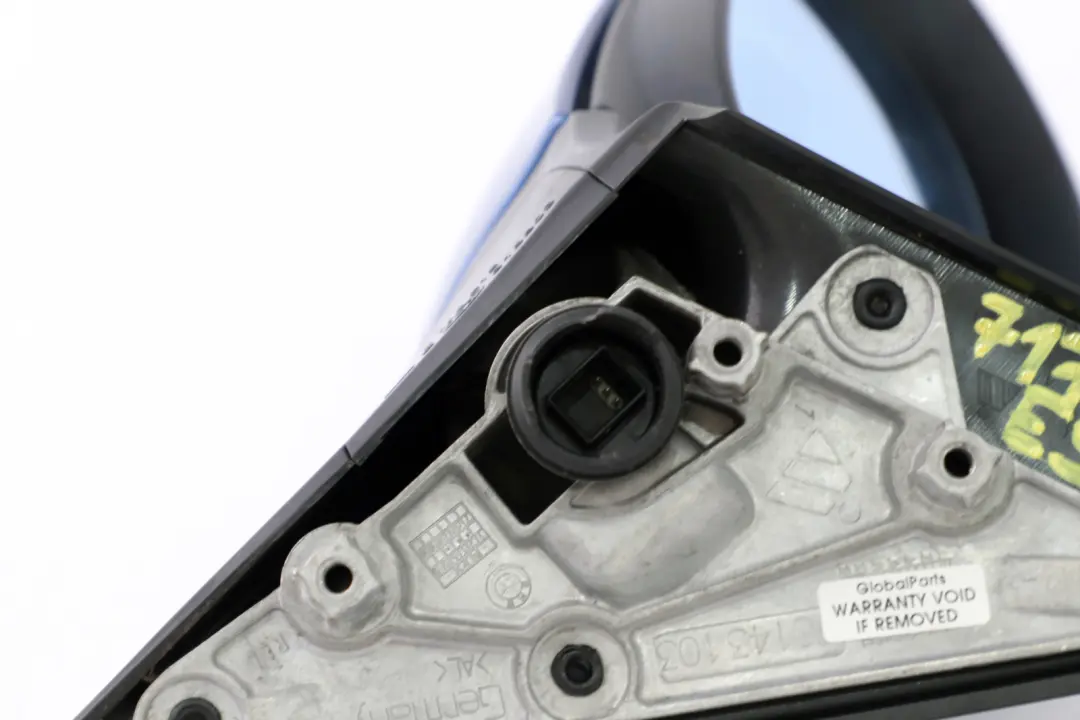 BMW 3 Series E92 E93 Power Fold Left Wing Mirror N/S Montegoblau Montego Blue - SKU rhd-7176177-MTB - Part number 7176177