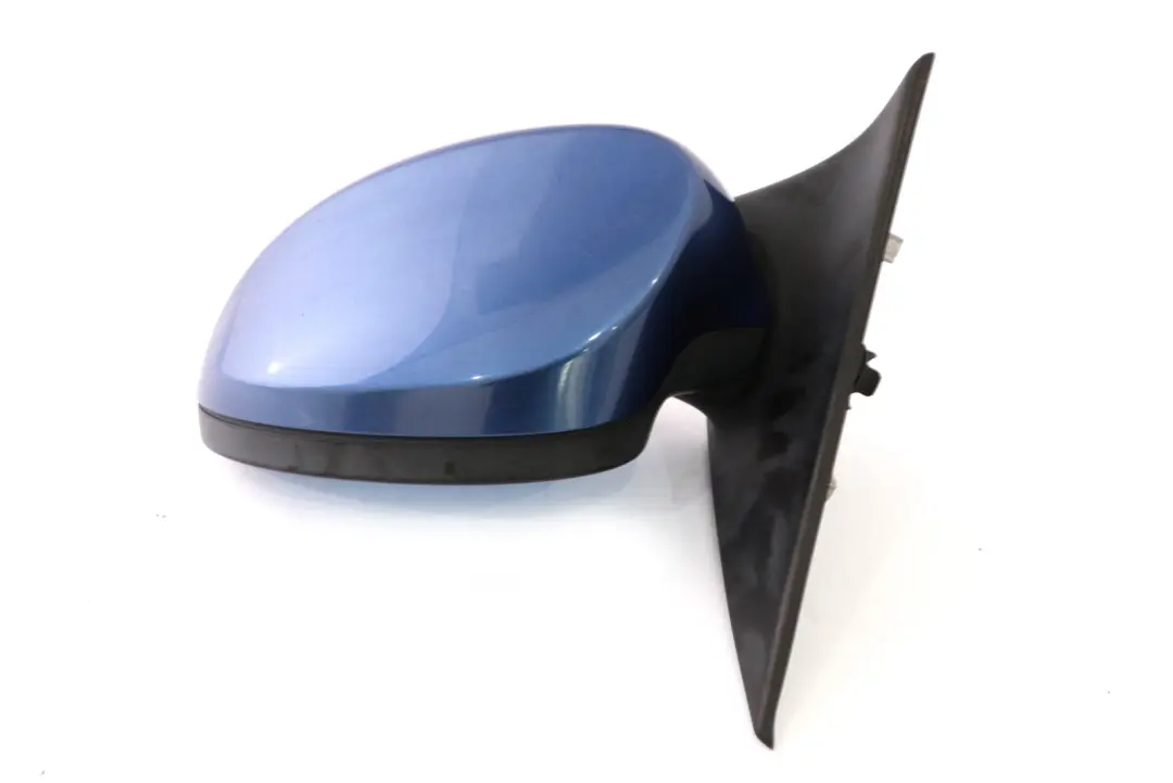 BMW 3 Series E92 E93 Power Fold Left Wing Mirror N/S Montegoblau Montego Blue - SKU rhd-7176177-MTB - Part number 7176177