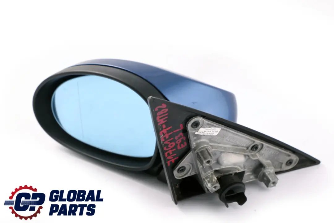 BMW 3 Series 2 E92 E93 Power Fold Left Wing Mirror N/S Montegoblau Montego Blue - SKU rhd-7176177-MTB2 - Part number 7176177