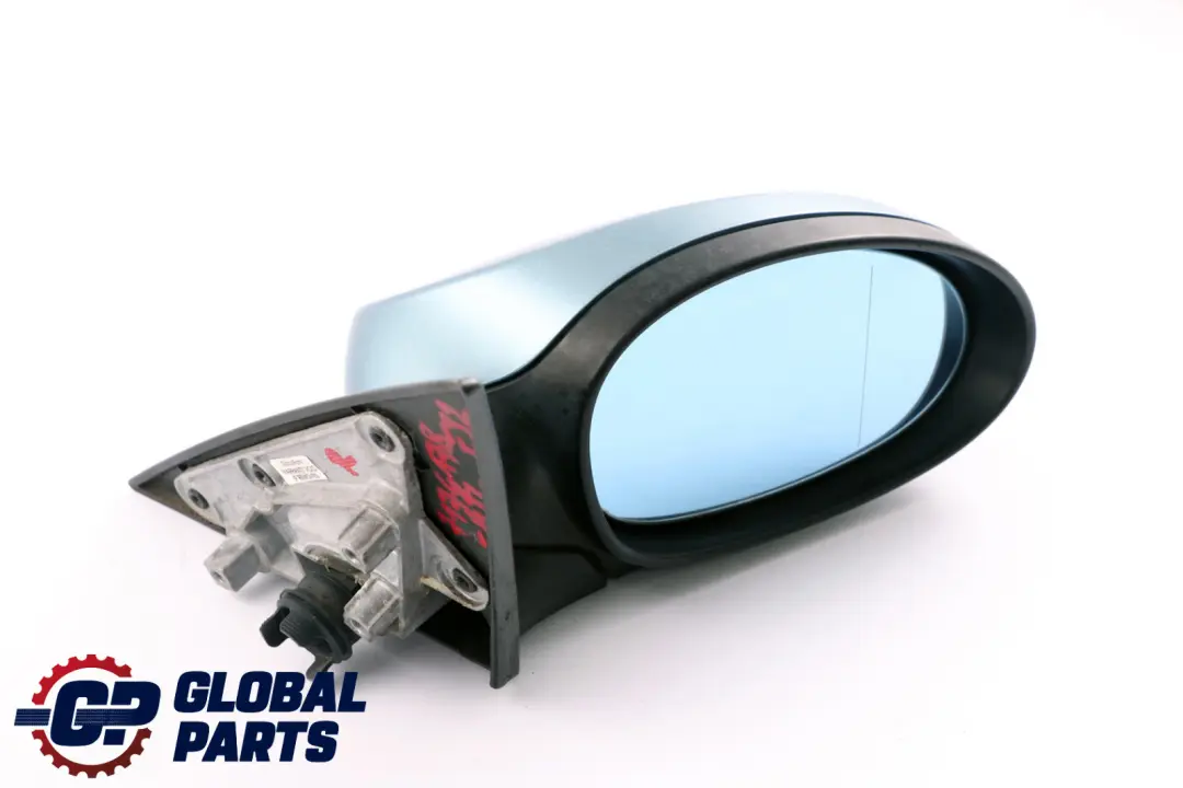 BMW 3 Series E92 Power Fold Right Heated Wing Mirror O/S Atlantikblau Blue A13 - SKU rhd-7176178-ATL - Part number 7176178