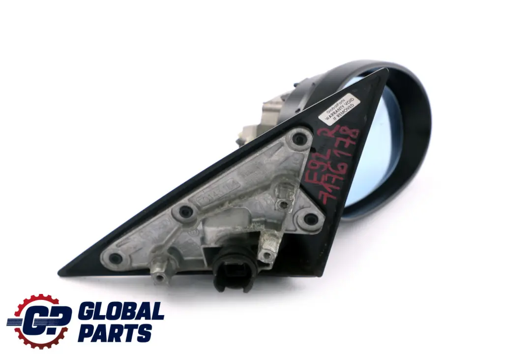 Fold Heated Right Base Wing Mirror O/S Memory to BMW 3 Series E92 E93 Power with Part number 7176178 BMW 3 Series E92 E93 Power Fold Heated Right Base Wing Mirror O/S Memory - SKU rhd-7176178 - Part number 7176178