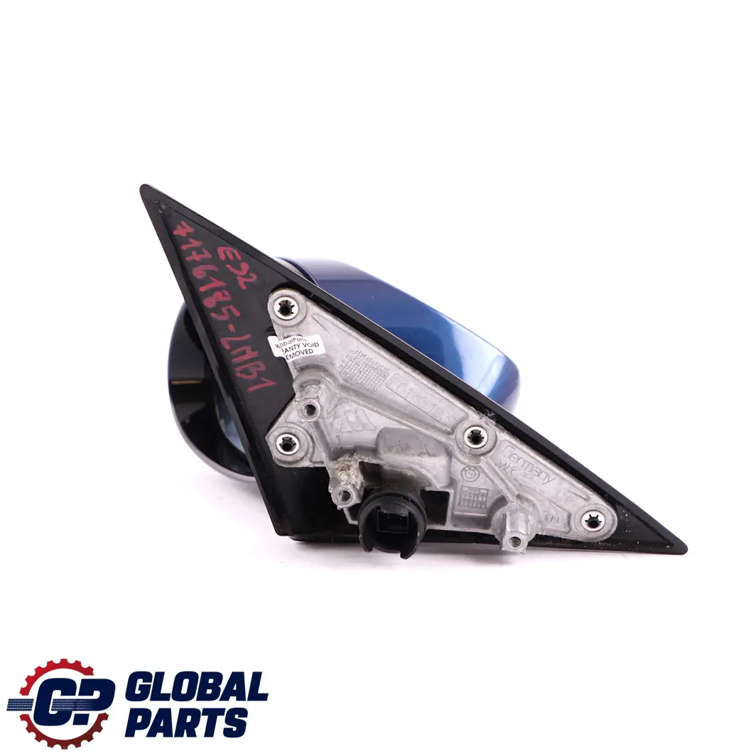 Left Wing Mirror High Gloss N/S Le Mans Blau Blue 381 to BMW 3 E92 1 M Sport with Part number 7176185 BMW 3 E92 1 M Sport Left Wing Mirror High Gloss N/S Le Mans Blau Blue 381 - SKU rhd-7176185-LMB1 - Part number 7176185