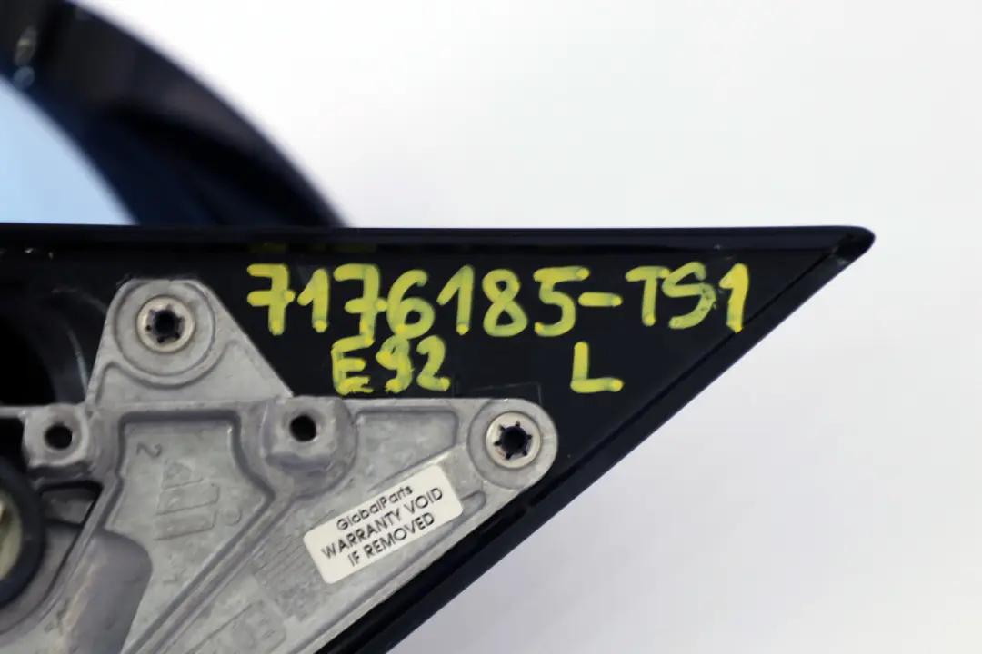 Left High Gloss Wing Mirror N/S Titansilber Silver to BMW 3 Series 1 E92 M Sport with Part number 7176185 BMW 3 Series 1 E92 M Sport Left High Gloss Wing Mirror N/S Titansilber Silver - SKU rhd-7176185-TS1 - Part number 7176185