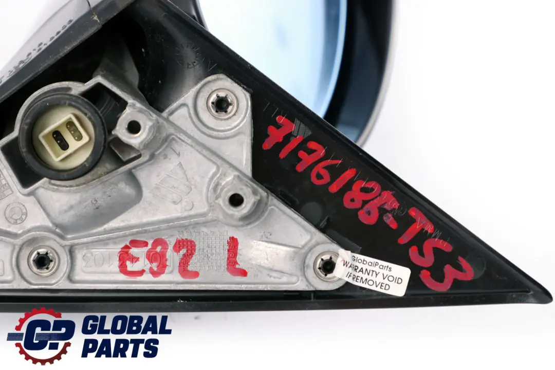 Left High Gloss Wing Mirror N/S Titansilber Silver to BMW 3 Series 3 E92 M Sport with Part number 7176185 BMW 3 Series 3 E92 M Sport Left High Gloss Wing Mirror N/S Titansilber Silver - SKU rhd-7176185-TS3 - Part number 7176185