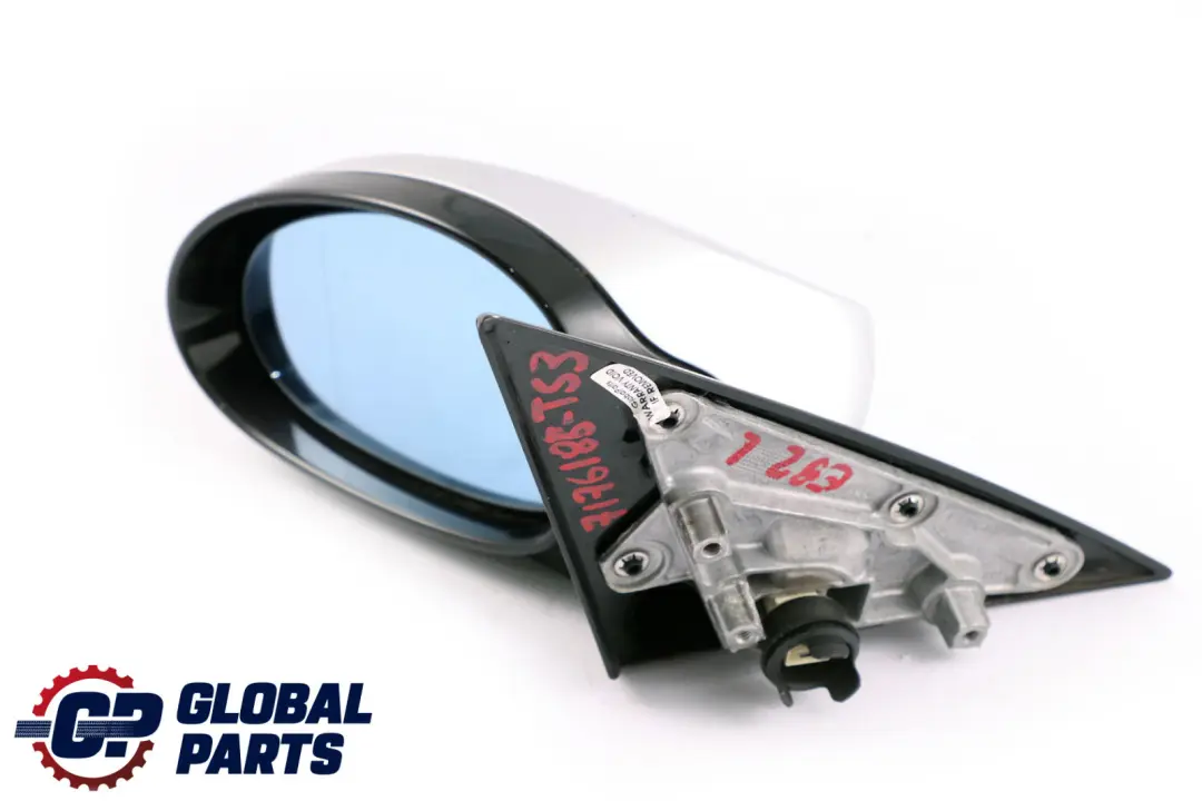 Left High Gloss Wing Mirror N/S Titansilber Silver to BMW 3 Series 3 E92 M Sport with Part number 7176185 BMW 3 Series 3 E92 M Sport Left High Gloss Wing Mirror N/S Titansilber Silver - SKU rhd-7176185-TS3 - Part number 7176185