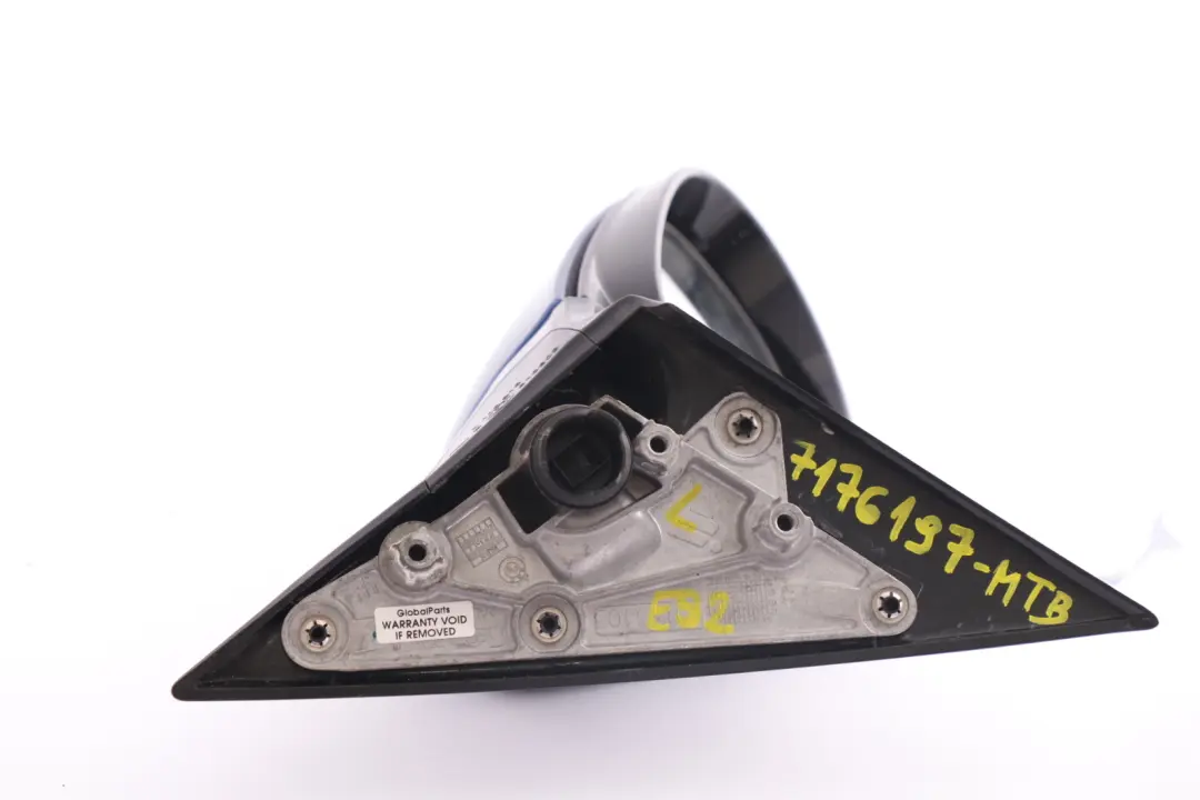 BMW 3 Series E92 High Gloss Power Fold Auto Dip Left Mirror N/S Montego Blue - SKU rhd-7176197-MTB - Part number 7176197